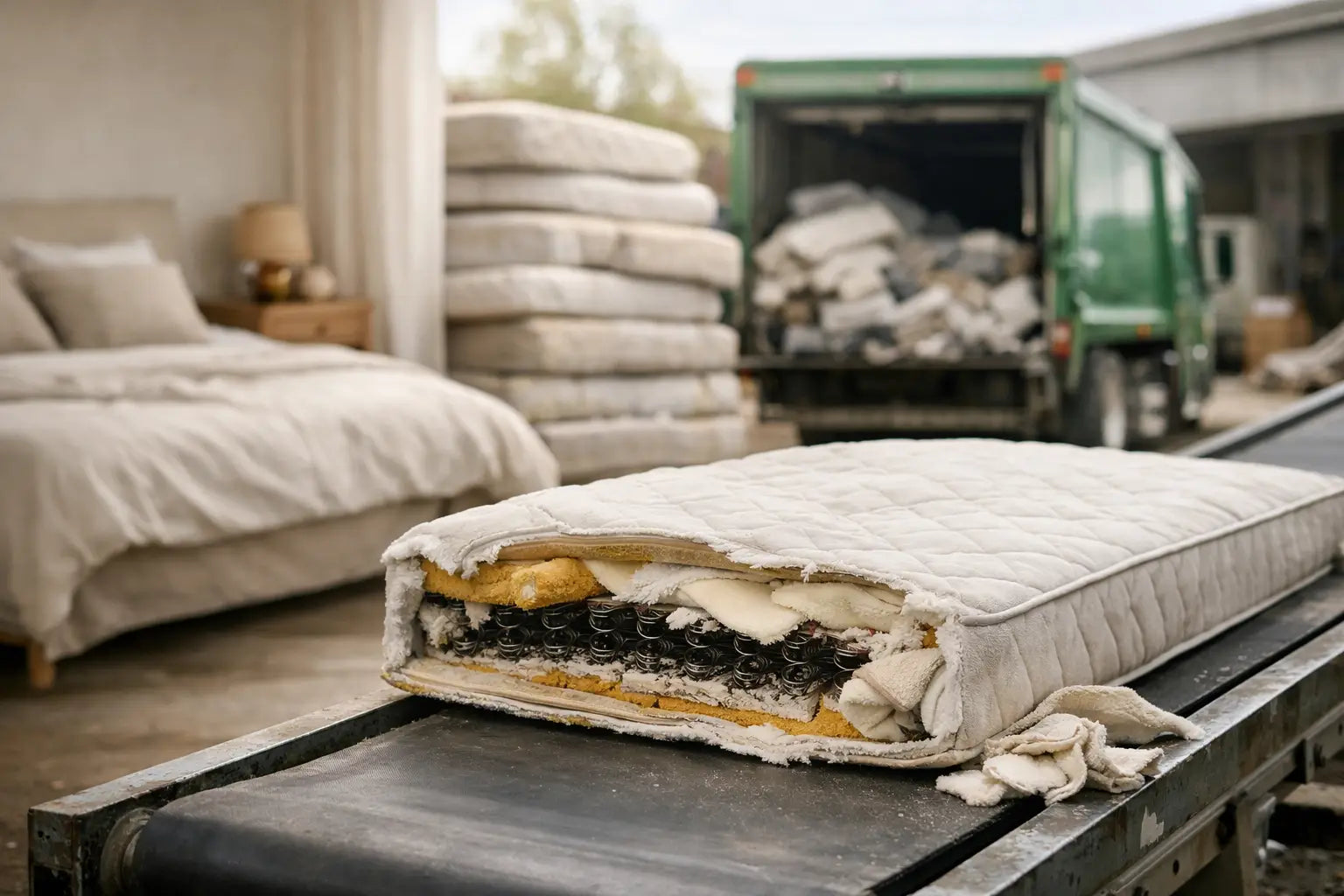 Matras recycling service: zo werkt het