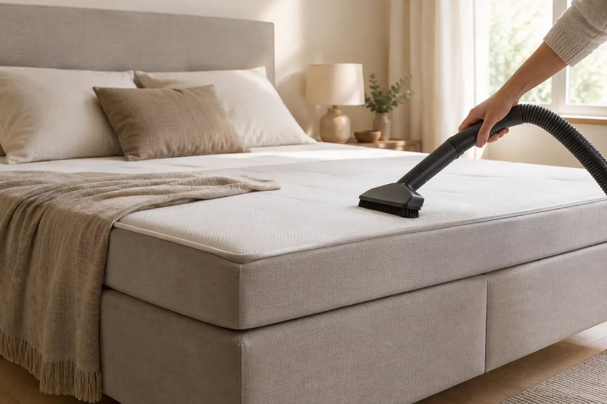 Boxspring onderhoud thuis voor een fris bed