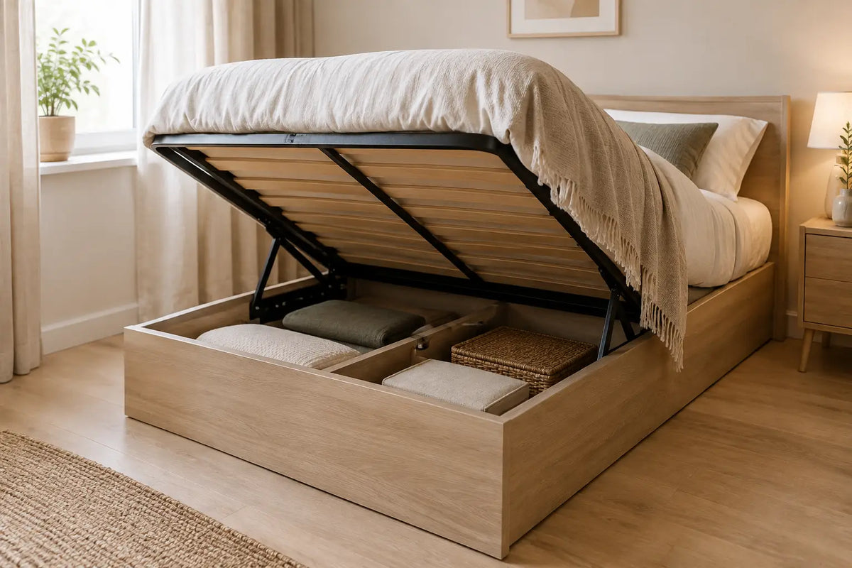 Opbergbed voor een kleine slaapkamer kiezen