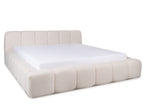 Dit is een kale foto waarop alleen het bed te zien is. Dit is diagonaal gefotografeerd. Er ligt hier wel een matras in de bedombouw, maar die zit er niet standaard bij.