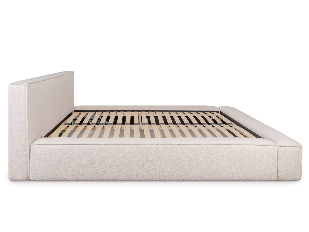 Productfoto zijaanzicht met 2persoons houten lattenbodem