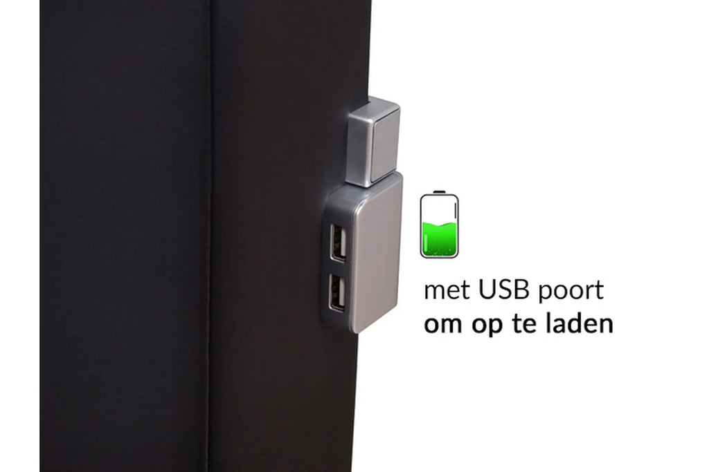 Detailfoto van de 2 usb-poorten