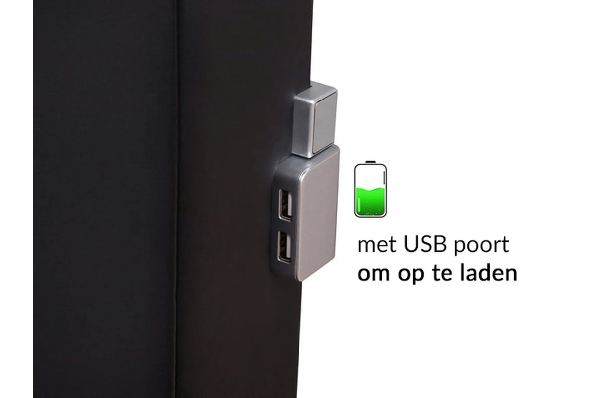 Detailfoto van de 2 usb-poorten