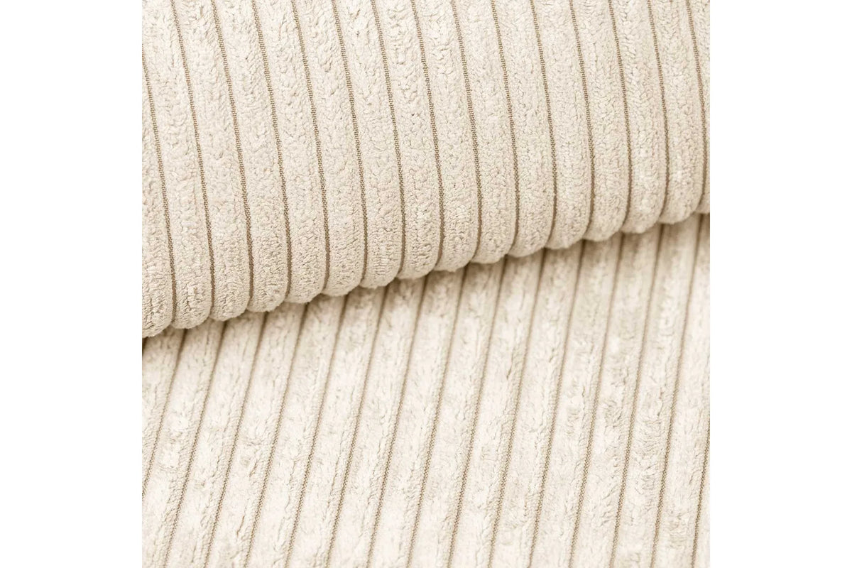 Voorbeeld van de ribcord bekleding van bed Fyn