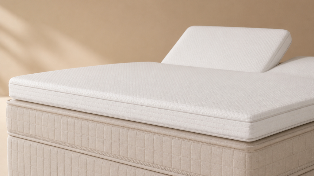 Splittopper op matras in warme ruimte
